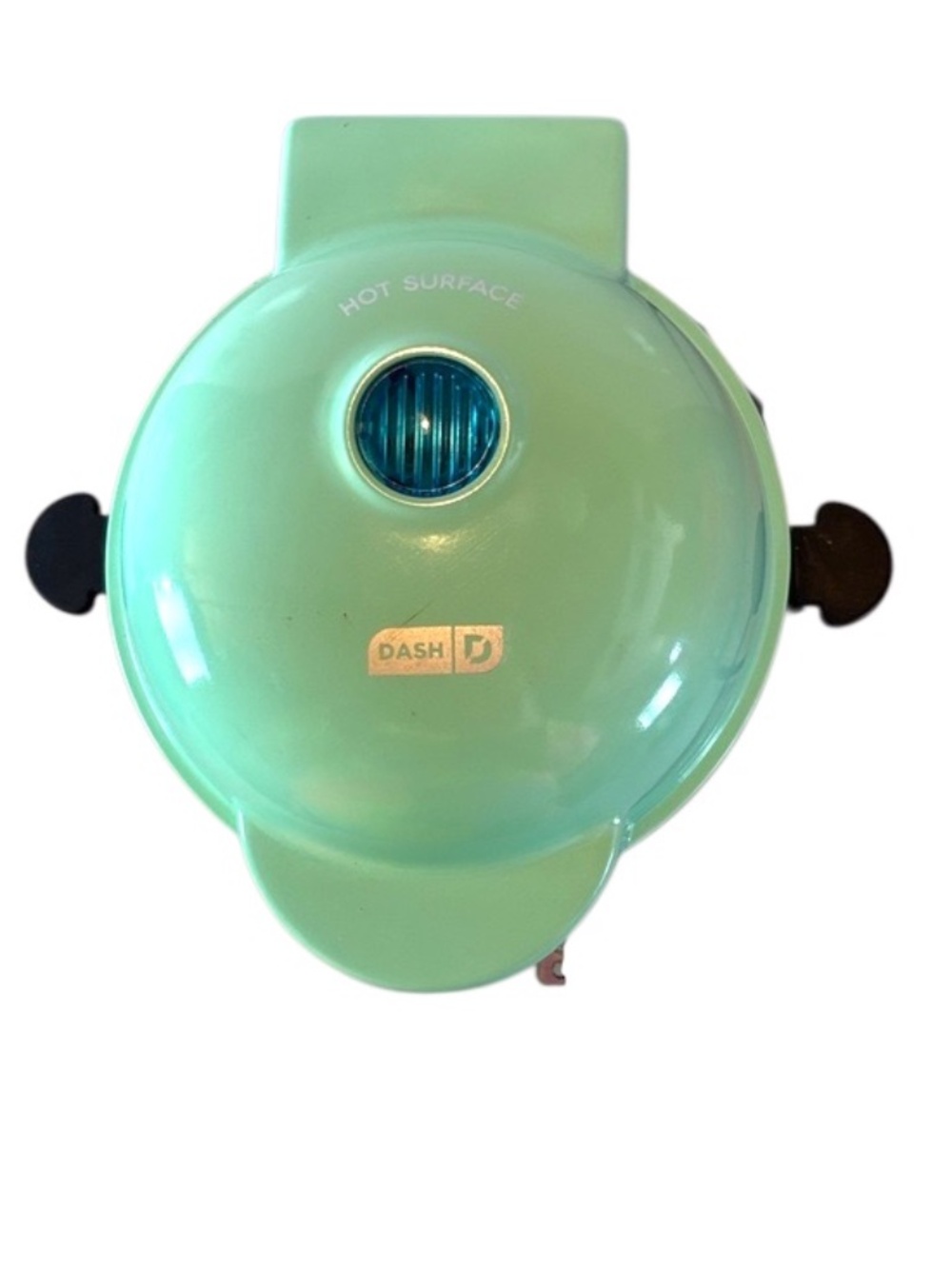 NWOT-Dash Mini Bundt Cake Maker w/ Blue Indicator Window in Mint Green/Aqua